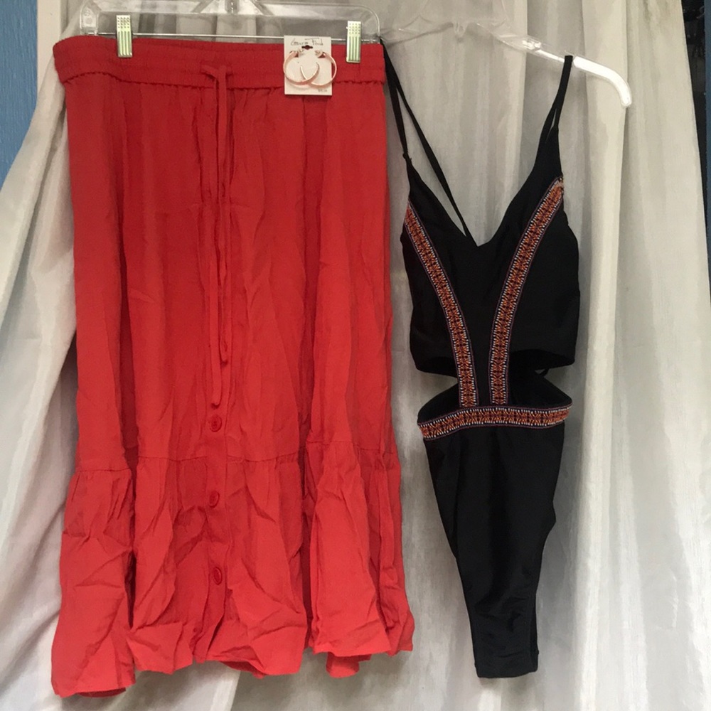 Beaded swimsuit